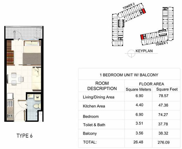 Light 2 Residences in Edsa-Boni MRT Station by SMDC