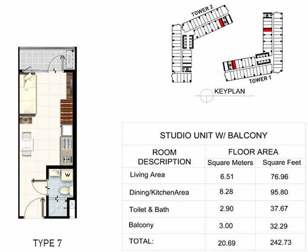 Light 2 Residences in Edsa-Boni MRT Station by SMDC